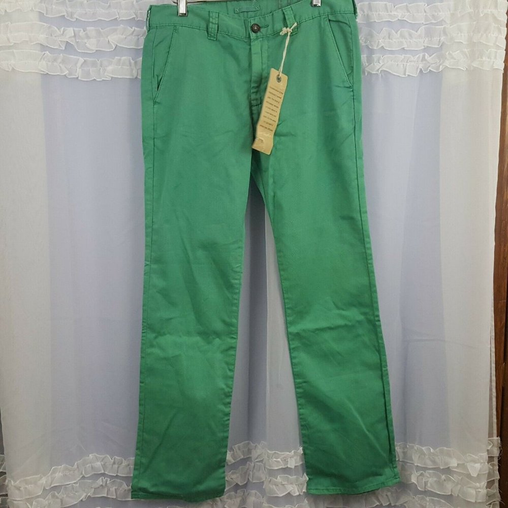 Bullhead Gravels Slim Teal NWT Mens Pants 31x32